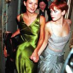 Anna Friel Instagram - When we partied like it was 1999. Days gone by @katemossagency …. Babies #TBT the Closer Play Opening at the Music Box Theatre in NYC in '99 🤍🗽