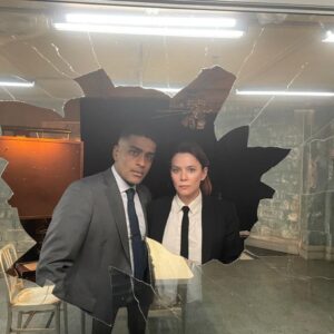 Anna Friel Instagram - The Box is a show we made in lockdown over in Sweden. It took me 28 steps to get from the hotel rm to the set. It’s out now in the UK on @viaplay (a platform that actually helped me discover some new shows when I was out in Sweden!)

Some weird but wonderful times - if you like Marcella, you might like this!🤍 #marcella