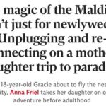Anna Friel Instagram – The magic of the Maldives isn’t just for newlyweds, says Anna Friel, recounting her mother-daughter trip to paradise on @the.independent 

“Gracie is no stranger to finding herself somewhere new in the world, as she accompanied me to many film sets, some for months at a time, requiring completely new schools and sets of friends. Adaptability became the key to survival for both of us, with new experiences the reward. We have been lucky enough to share so many adventures, while I have had the privilege of watching her grow in confidence and knowledge, which I know will serve her well as she ventures into the big, bad world.

It had been five years since we took a mother-daughter trip and I was determined to make her first getaway as an adult so special that she would take away memories that would last a lifetime.”

Read the full article online now🙏