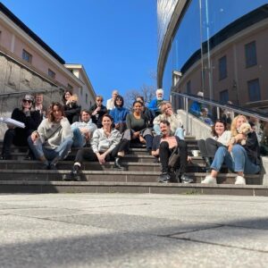 Anna Friel Instagram - The Box is a show we made in lockdown over in Sweden. It took me 28 steps to get from the hotel rm to the set. It’s out now in the UK on @viaplay (a platform that actually helped me discover some new shows when I was out in Sweden!)

Some weird but wonderful times - if you like Marcella, you might like this!🤍 #marcella