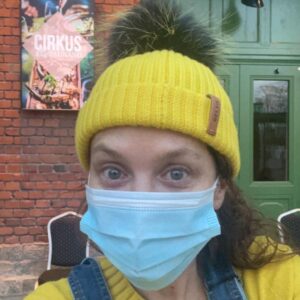 Anna Friel Instagram - The Box is a show we made in lockdown over in Sweden. It took me 28 steps to get from the hotel rm to the set. It’s out now in the UK on @viaplay (a platform that actually helped me discover some new shows when I was out in Sweden!)

Some weird but wonderful times - if you like Marcella, you might like this!🤍 #marcella