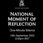 Anna Friel Instagram - The National Moment of Reflection will take place at 8pm tonight to mourn the passing of Her Majesty Queen Elizabeth II and reflect on her life and legacy.