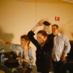 Anna Friel Instagram - @susansarandon @traceadkins @jasonenslerv3.1 and Me in celebration mode.only those that worked on this journey will get the joy captured in this image