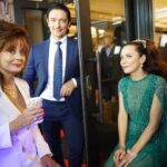 Anna Friel Instagram - One of my dreams has been to work with @susansarandon . My dream came true. This was our very first day of filming. @adamcroasdell , remember how wet we got?? Behind the scenes on @monarchonfox photo cred - our lovely and very kind director , @jasonenslerv3.1 ❤️ premieres on @foxtv sept 11