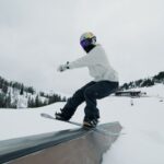 Anna Gasser Instagram - 3️⃣ quick future queen shots 🤓 1- challenger rail 2- switch mini jib line 3- feel good 180- @futurequeenssession #snowboarding #snowboard #girlswhoride
