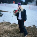 Anna Gasser Instagram - Flowers to end this years contest season🌸🥉 Big Congrats to the queens @_juliamarino 🥇and @tess_coady 🥈 And thanks to everyone who supported me this year 😘