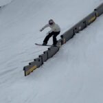 Anna Gasser Instagram - 3️⃣ quick future queen shots 🤓 1- challenger rail 2- switch mini jib line 3- feel good 180- @futurequeenssession #snowboarding #snowboard #girlswhoride