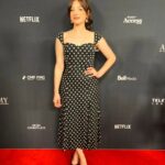 Anna Hopkins Instagram - Thank you for the nomination @thecdnacademy and so wonderful to be here to celebrate with friends in person! #letterkenny @letterkennyproblems @newmetricmedia