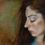 Anna Hopkins Instagram - Portrait by my amazingly talented mom @rita_duris_artist ❤️❤️