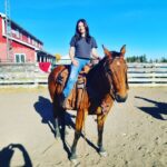 Anna Hopkins Instagram - Had a great time on @ridehallmarkchannel! Horses and wedding dresses and flowy hair and Lake Louise. Couldn't have asked for anything more!