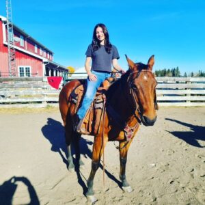 Anna Hopkins Instagram - Had a great time on @ridehallmarkchannel! Horses and wedding dresses and flowy hair and Lake Louise. Couldn't have asked for anything more!