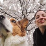 Anna Hopkins Instagram - Enjoying the cherry 🌸 blossoms together.