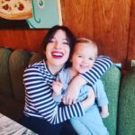 Anna Hopkins Instagram - Ruby loves dining at Danny's!