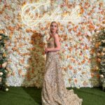 Anna Kadeřávková Instagram - Feelin like a princess 🎀👸🏼 Thank you for having me @ceskyples 💖 dress: @sandramark_fashion_designer 💎💍: @korbicka_sperky muah: @misa.pohadka