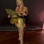 Anna Kulinova Instagram – About last weekend fun 🤩 #halloweenmood #sundayfunday #jamesbond #jamesbondgirl #goldfinger #goldgirl #fabolous #fun #weekendvibes #actorslife #actingismypassion #bestvideo #instagood