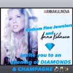 Anna Kulinova Instagram - DIAMONDS ARE A GIRL’S BEST FRIEND!!! 💖💎💋 Gotham Fine Jewelers ✨ Invite you to an evening of DIAMONDS & CHAMPAGNE 🥂Thursd. Sept. 15th from 5pm-7pm Comp. Cocktails & hors d'oeuvres 🎉 Location: 488 Madison Ave. NY btw. 51/52 str. #diamondsareagirlsbestfriend #diamonds #diamondlover #diamondsareforever #diamondmodel #jewelrymodel #host #jewelryevent #shopjewelry #luxury #instadaily