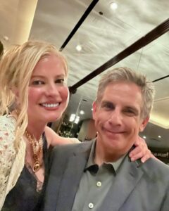 Anna Kulinova Instagram - Great time with the cast of the “Severance” TV show💥It was wonderful meeting w some of my favorite actors @benstiller 🤩@patriciaarquette✨ @mradamscott What a MAGICAL TIME!!! 👌🤗💋 #benstller #severance #adamscott #patriciaarquette #amazingactor #magicaltime #fun #redcarpet #greatparty #picsofday #smile #love #actorslife #kiss