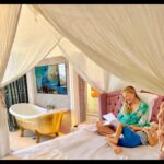 Anna Kulinova Instagram - And more Special moments from my lovely family Vacay 🥰 in the Black Sea 🌊- Sunny beach - @goldenrainbow5 ~Golden Ina🌈🌟💛✨ @rumen_monchev 💫 One of a kind Luxury pink penthouse! 👌💖 And Someone was keep distracting my script reading…Guess who…My little Prince~nephew Yasen 👌🥰💋 #goldenrainbow #goldenina #blacksea #sunnybeach #luxurylifestyle #honeymoonsuite #luxuryapartment #pinkpenthouse #feelinglikeaprincess #scriptreading #newmovie #actorslife #moviestar #luxury #besthotel #littleprince #happy #love