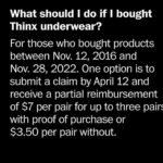Anna Paquin Instagram – Repost @washingtonpost 
I have MANY questions- 
@thinx YOU FOLKS HAVE A LOT OF EXPLAINING TO DO 

Given the very specific window that the lawsuit covers what does that mean for undies bought before or after? DID something change in the way the products were made before and after? 

The bizarre discrepancy between price of settlement and how expensive the product is and average number of items bought by people with periods is so crazy low. I know I’m privileged in the finance arena but just conceptually it confuses the fuck outta me because if they are hoping to replace dangerous items what they are offering is NOT a refund NOR appropriate compensation for  serious long term health issues. 

THEY MAKE A TWEEN/TEEN line so us parents and caregivers are the ones trying to figure out if we would be poisoning children who have periods and we need WAY more specific info than we have been given.  This is actually the scariest part because youngsters can’t actually make an informed choice here. 

Please comment below if you have any more insight because a read the entire legal document and I can’t tell if it’s a legit complaint about false advertising or a SCARY SERIOUS HEALTH ISSUE.