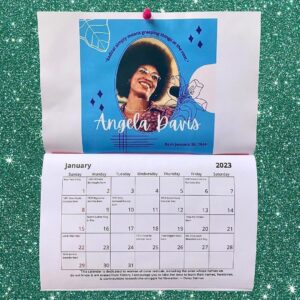Anna Paquin Instagram - Reposting at the kind request of @muchachafanzine and also cos it looks AWESOME. 

@muchachafanzine 📢 I’m SO STOKED that the calendar restock is FINALLY HERE! This will be the LAST EVER BATCH of the 2023 zine Calendar "Radical WOC in Herstory" 🔥 
•⠀⠀⠀
30% off w/ domestic shipments arriving before Xmas if ordered today 12/13. These make for perfect gifts y’all – LINK IN BIO! 💌
•⠀⠀⠀
(Cover feat. Afro-Brazilian socialist feminist leader #MarielleFranco, RIP) 

(EDIT: THESE ARE OFFICIALLY SOLD OUT!)