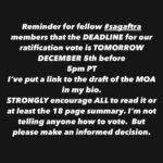 Anna Paquin Instagram - #sagaftra members remember to VOTE by 5pm PT TOMORROW December 5th.