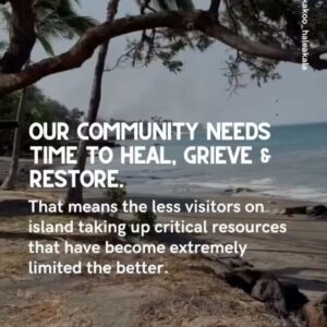 Anna Paquin Instagram - Posted @withregram • @ainamomona Maui is not the place to have your vacation right now. 

DO NOT TRAVEL TO MAUI.

Do not convince yourself that your presence is needed on an island that is suffering this deeply. 

Mahalo to everyone who has donated and shown aloha to the community in this time of need. 

Please check our Instagram Stories for updates and 
follow @kakoo_haleakala  @mauirapidresponse and @hawaiinewsnow for more! 

—

‘Āina Momona is standing up this fundraiser to support our Maui community. All the funds raised will be given to the Hawaii Community Foundation Maui County Strong Fund https://www.hawaiicommunityfoundation.org/maui-strong to support disaster relief on Maui.

We are using this ActBlue platform because giving is quick and easy, and the funds come to us immediately, allowing us to get these funds to families in need faster. An accounting of all the monies raised through this fundraiser and our distribution to HCF will be posted to our website. 

Mahalo for your support.

#mauihawaii #wildfires #mauilife #mauinokaoi #ainamomona #aina #maui