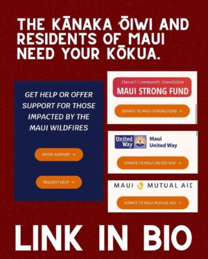 Anna Paquin Instagram - Posted @withregram • @ainamomona Maui is not the place to have your vacation right now. 

DO NOT TRAVEL TO MAUI.

Do not convince yourself that your presence is needed on an island that is suffering this deeply. 

Mahalo to everyone who has donated and shown aloha to the community in this time of need. 

Please check our Instagram Stories for updates and 
follow @kakoo_haleakala  @mauirapidresponse and @hawaiinewsnow for more! 

—

‘Āina Momona is standing up this fundraiser to support our Maui community. All the funds raised will be given to the Hawaii Community Foundation Maui County Strong Fund https://www.hawaiicommunityfoundation.org/maui-strong to support disaster relief on Maui.

We are using this ActBlue platform because giving is quick and easy, and the funds come to us immediately, allowing us to get these funds to families in need faster. An accounting of all the monies raised through this fundraiser and our distribution to HCF will be posted to our website. 

Mahalo for your support.

#mauihawaii #wildfires #mauilife #mauinokaoi #ainamomona #aina #maui