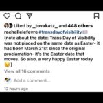 Anna Paquin Instagram - A day late, but my friend @rachellelefevre has worded this better than my attempts and I share her sentiments.