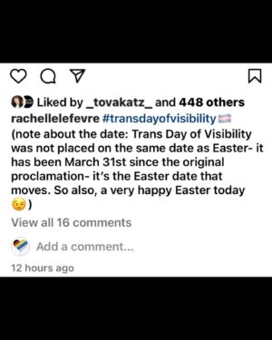 Anna Paquin Instagram - A day late, but my friend @rachellelefevre has worded this better than my attempts and I share her sentiments.