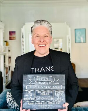 Anna Paquin Instagram - #transdayofvisibility🏳️‍⚧️ Posted @withregram • @rowanjetteknox It’s #transdayofvisibility AND my fifth month on #HRT! I continue to feel incredible throughout all the changes in my body and the calmness that has swept over my mind since my very first dose of testosterone.

Being visible is not always easy—especially right now. The world is awash in misinformation about trans people, and those of us who are public in our transness tend to get a lot of negativity thrown our way. 

But it’s also an important time because of what’s happening. So, those of us who can be out there continue to do so for those who cannot for their own safety. And yes, for some it is really unsafe. We need to change that. 

If you are not able to be visible or to be out as trans at all, you are still valid. You are still valued. And I see you.

Happy #tdov to all my siblings.

I love you.

I love you.

I love you.

🩷🩵🤍