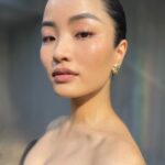Anna Sawai Instagram - Day of the premiere🖤 Wearing @chanelofficial Hair by @brycescarlett Make up by @karayoshimotobua Nails by @betina_goldstein #Pachinko #AppleTVPlus