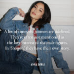 Anna Sawai Instagram - It is a revelation to watch @annasawai peel back layers of #Shōgun’s Mariko, a dutiful samurai woman in the hit FX miniseries. Considering Hollywood’s notorious history of diminishing female characters, Sawai flexes her acting chops through the complex and powerful role. “To be able to give voice to the Japanese women was a huge thing for me,” Sawai tells Marie Claire. “Oftentimes, it’s just like, ‘Japanese people are very cute and submissive and maybe nerdy,’ but it’s so one dimensional.” But Sawai, who cut her teeth with roles in #F9, #Pachinko and #MonarchLegacyofMonsters, knows the significance of playing a character who isn’t reduced to a trope. Read the full interview at the link in bio. Photographer: @andiejjane Writer: @quinciwho