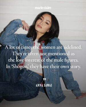 Anna Sawai Instagram - It is a revelation to watch @annasawai peel back layers of #Shōgun’s Mariko, a dutiful samurai woman in the hit FX miniseries. Considering Hollywood’s notorious history of diminishing female characters, Sawai flexes her acting chops through the complex and powerful role.

“To be able to give voice to the Japanese women was a huge thing for me,” Sawai tells Marie Claire. “Oftentimes, it’s just like, ‘Japanese people are very cute and submissive and maybe nerdy,’ but it’s so one dimensional.” But Sawai, who cut her teeth with roles in #F9, #Pachinko and #MonarchLegacyofMonsters, knows the significance of playing a character who isn’t reduced to a trope. Read the full interview at the link in bio.

Photographer: @andiejjane
Writer: @quinciwho