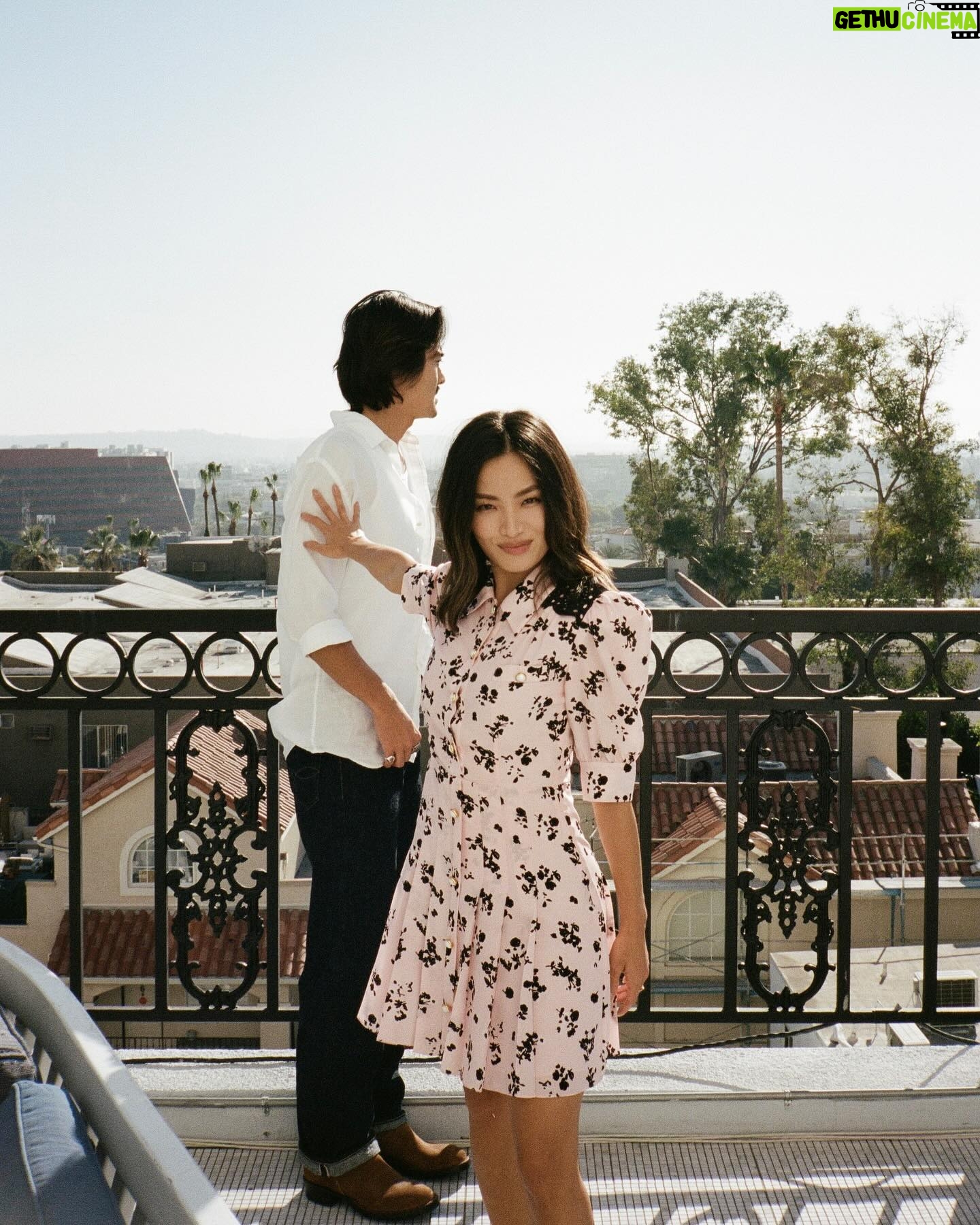 Anna Sawai Instagram - Mostly having fun with friends. Sometimes promoting #Monarch: Legacy of Monsters🦎🧳💚 @appletv @legendary Styling @karlawelchstylist assisted by @gracewrightsell Makeup @yukari.makeup Hair @jennychohair (all black fit) and @fa.rm.er (pink dress and white tee black dress fit) Photos @andiejjane ♥️