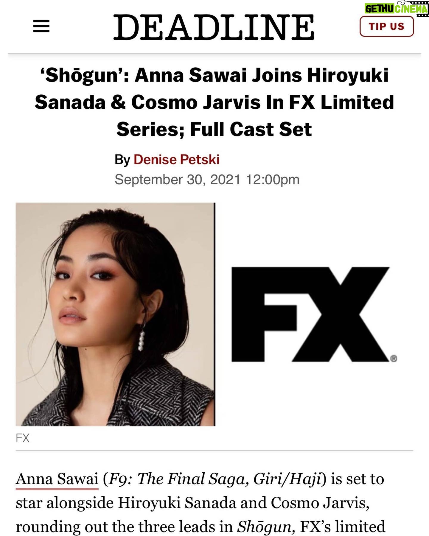 Anna Sawai Instagram - Someone commented they wanted to see me in this… well SURPRISE!! Shooting as we speak. Wish us luck xx