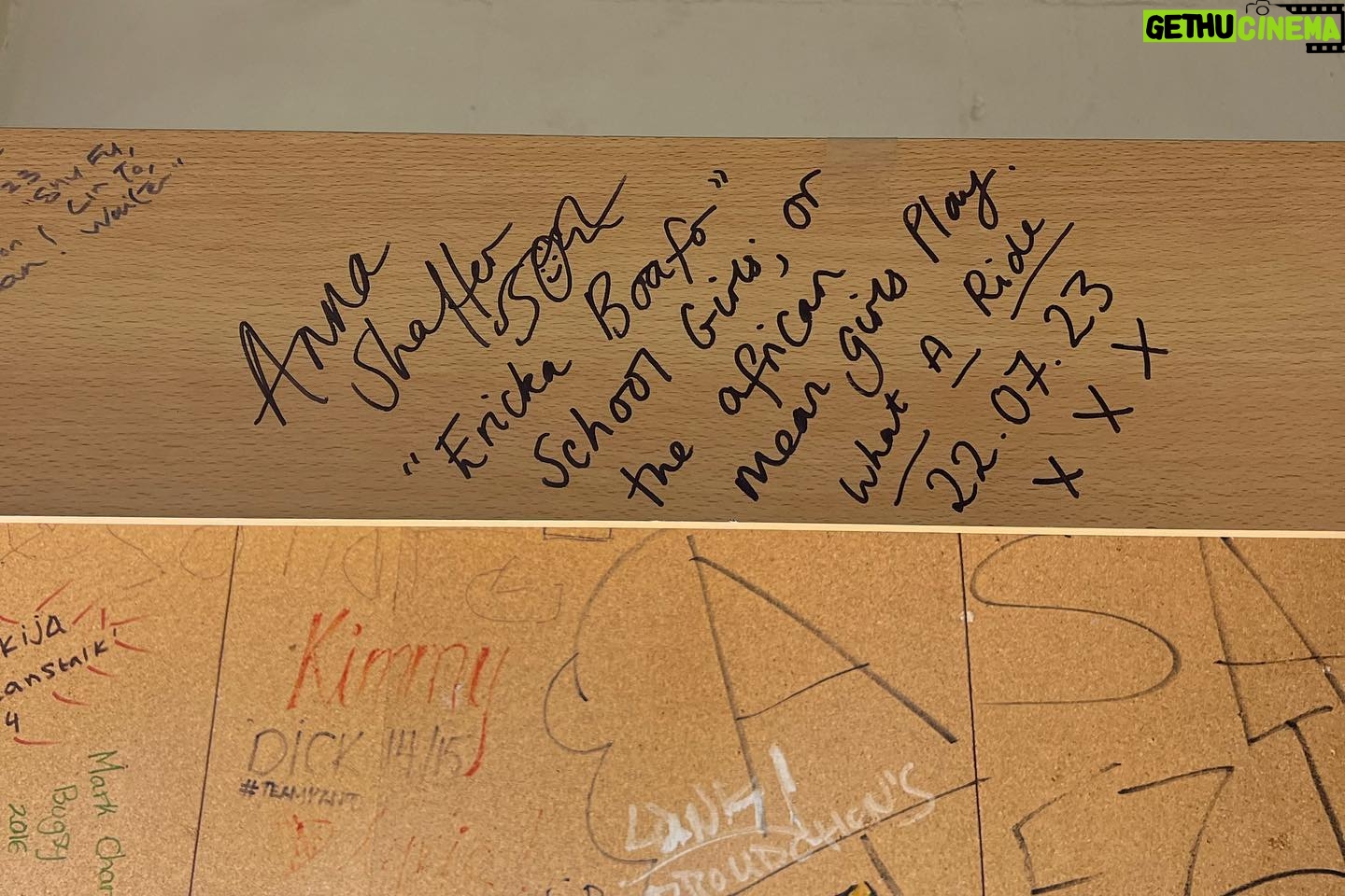 Anna Shaffer Instagram - Curtains up on #SchoolGirlsOrTheAfricanMeanGirlsPlay @lyrichammersmith Got your backs forever ♥️. Oh man, these women. This job. I am so tired and so changed and so ready but mostly so unbelievably thankful. Thank you. We really did that! Thank you @jjbioh for writing this beautiful, bonkers, exacting play and for trusting us to bring your words to life. Thank you @mons_about for choosing me and teaching us, for knowing I had so much to learn but trusting that I could do it. I hope I did. To our producers @chescmood @idriselba @jesschase19 THANK YOU. You made this possible and believed in us even when we didn’t! And of course To my ladies. I would die for you, lie for you but lord knows I would never ever pass the rhythm for you. Sorry for that, for being a wuss when you were all fearless. I will take your strength and guts and your limitless talent along with me FOREVER. To everyone that came to see our show, thank you thank you thank you. You were the 9th character and we loved every ooh, ahh, eeeh. Especially @jimmyhstephenson who oohed and ahhed and eeeh’d a whole five times, which could potentially be a family and friend record??? To @lyrichammersmith for supporting us and seeing how special this show was. Rachel, Nicolai, Iain, Thank you!!! It really was special. To Claire, Ana, Sarah, @kinnetiaisidore_costume Harry, Kyle, @tevaehumphrey , Paige, Dan, Sam, Lorna, Lil @jessmensah all of our incredible team who made sure the show was a SHOW. Thank you. Proud and gassed beyond belief to have been your Ericka. Thank you, thank you, thank you. Truly.