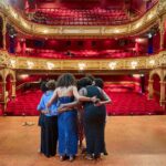 Anna Shaffer Instagram - Curtains up on #SchoolGirlsOrTheAfricanMeanGirlsPlay @lyrichammersmith Got your backs forever ♥️. Oh man, these women. This job. I am so tired and so changed and so ready but mostly so unbelievably thankful. Thank you. We really did that! Thank you @jjbioh for writing this beautiful, bonkers, exacting play and for trusting us to bring your words to life. Thank you @mons_about for choosing me and teaching us, for knowing I had so much to learn but trusting that I could do it. I hope I did. To our producers @chescmood @idriselba @jesschase19 THANK YOU. You made this possible and believed in us even when we didn’t! And of course To my ladies. I would die for you, lie for you but lord knows I would never ever pass the rhythm for you. Sorry for that, for being a wuss when you were all fearless. I will take your strength and guts and your limitless talent along with me FOREVER. To everyone that came to see our show, thank you thank you thank you. You were the 9th character and we loved every ooh, ahh, eeeh. Especially @jimmyhstephenson who oohed and ahhed and eeeh’d a whole five times, which could potentially be a family and friend record??? To @lyrichammersmith for supporting us and seeing how special this show was. Rachel, Nicolai, Iain, Thank you!!! It really was special. To Claire, Ana, Sarah, @kinnetiaisidore_costume Harry, Kyle, @tevaehumphrey , Paige, Dan, Sam, Lorna, Lil @jessmensah all of our incredible team who made sure the show was a SHOW. Thank you. Proud and gassed beyond belief to have been your Ericka. Thank you, thank you, thank you. Truly.