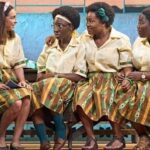 Anna Shaffer Instagram – It’s giving…I’m in actual love with these women! 1986 called and it really said SLEEVES 🤩. Thank you @jjbioh @mons_about @chescmood @jesschase19 for the gift of this role. I can’t believe we are now OPEN, I am so proud of US. This show is unique. It’s so fun and playful and devastating, it shows blackness in all of its complexity and joyfullness. And THE COSTUMES. Come onnnn. Come and see our show! It’s really bonkers and really good! 🎟️ link in bio 🎟️ #SchoolGirlsOrTheAfricanMeanGirlsPlay @lyrichammersmith