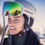 Anna Veith Instagram - 😆 skiing still makes me smile ☀️ #outdoorwomen #skiingislife #havefun #headsportswear #tothekore #makeyourdayahappyday #healthylifestyle #activelifestyle