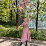 Anna Yamada Instagram - 先日の取材のときの衣装です、すっかり春〜 明日はいよいよ未来への10カウント第一話です！たのしみ🥊