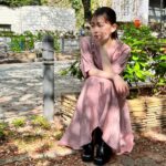 Anna Yamada Instagram - 先日の取材のときの衣装です、すっかり春〜 明日はいよいよ未来への10カウント第一話です！たのしみ🥊