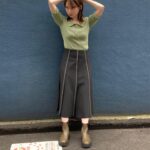 Anna Yamada Instagram - ZIPのときの衣装です☺️ 衣装、メイクの中井さん菅長さん1ヶ月間朝早くからありがとうございました🙏