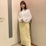 Anna Yamada Instagram - ZIPのときの衣装です☺️ 衣装、メイクの中井さん菅長さん1ヶ月間朝早くからありがとうございました🙏
