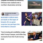 Annabel Crabb Instagram - It’s Wednesday, so here’s my @abcnews_au column…. Link in bio or just go to the ABC website. Today I’m writing about culture wars and … boobs…. Hear me out…