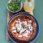 Annabel Crabb Instagram – Breaking: There is now a very satisfying nuclear escalation going on among my children re breakfast in bed. My 17yo, a naturally competitive tyke, learned of yesterday’s fish finger sandwich delivery by her puny sibling and has returned serve blisteringly with this Dutch Baby featuring smoked salmon, whipped cream cheese w capers, cornichon, thyme, lemon zest, green olives and served with a rocket salad and an apple and elderflower spritz on the side. All just ridiculously delicious… all eyes on the 14yo now. And on the 11yo who is away on a sleepover and will shortly return to find her palace of breakfast dominance memorably ransacked OMG. Swipe for further plating photography also the moment last night when – going to bed – I formally acknowledged that the book pile is getting a bit too tottery.