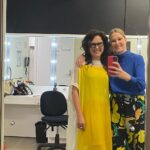 Annabel Crabb Instagram - Backstage at @atqpac for our first night of interfering with one of the world’s great orchestras. Hearing a bit of anxiety from @australianchamberorchestra newbies and Chatters that this format may involve audience participation. QUELL YOUR FEARS. No one will be required to sing or clap along or play. Probably even @richardtognetti.aco won’t get to play because @leigh_sales - in a megalomaniacal upswing that is at this very second reaching its zenith - is not going to let anyone get a note in. You’ve still got time to make it if you’re in Brissie. Catch this musical Hindenberg before the firies arrive. 🤪