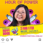 Annabel Crabb Instagram - Oooo! Get on this quick, champions! @jenniferwongcomedian is so funny that she can make you laugh about the time she did swimming-with-dolphins to help with depression and a dolphin fell on her. It’s comedy with … porpoise. Fill ya boots, you won’t regret it 🐬 @melbcomedyfestival