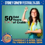 Annabel Crabb Instagram - To those of you who've penned heartfelt missives, sent smoke signals, and even employed carrier pigeons to beseech more outings of "50 Odd Years of Crabb"... I HAVE NEWS. I'll be bringing the show to @PerthComedyFestival on 27 April and @SydneyComedyFestival on 9 May. And with a generosity that rivals that of a daytime TV show giveaway, tickets to the show in Sydney and Perth will be a mere $24 for the next 24 hours. For the price of a decent bottle of wine (or two decidedly indecent ones), you can secure your spot at what promises to be an evening of merriment, memories, and maybe – just maybe – a mite of madness. Follow the link in my bio for the tickets. I'm told by responsible adults that the discount will be automatically applied at checkout. And because I know that you'll be asking: Melbourne and Brisbane, YES I'm bringing the show your way very soon.