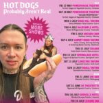 Annabel Crabb Instagram - The feeling of sheer delight when you turn up to your @briscomedyfest gig at the @bris_powerhouse and find that you’re sharing a stage with @nats_what_i_reckon … one of the funniest people on this landmass and also just a top shelf human in every way. He is on again tomorrow night at the Powerhouse then swinging through Queensland and NSW and WA (swipe for details) with his new show “Hot Dogs Probably Aren’t Real.” The Wa and Qld heavy elements make me wonder … Nat, are you running for PM? Would back you. Get along and fill ya boots anyway people.