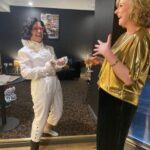 Annabel Crabb Instagram – Two years ago, @thatsmsgaytoyou made me the happiest woman alive by stepping in last minute to rescue (vocally) my way-too-ambitious rewriting of the Hamilton opening number as an extended troll of @leigh_sales. Tonight, for one night only at the @adelaidecabaret we shall be reunited on stage at the @adelaidefescent where Sales and Her Gayness will sing a number they have been practicing for months. It is FIRE. Plus we have @floandjoan and @bertlabee AND @victoria_falconer … oh my darlings, as Gay would say. You don’t even KNOW. Of course, we don’t even know either but I feel in my waters that tonight is going to be one for the ages. Not too late to get TICKETS through @adelaidecabaret (also links through @chat10looks3) and be forever a member of …. We few. We happy few. This is St Crispins Day, cabaret-wise. All I’m saying. Swipe for Gay and me in full flight on stage at @enmore_theatre, and the moment backstage where a horrified Sales clocks that I’m about to attempt a Hamilton number on stage. She didn’t know.